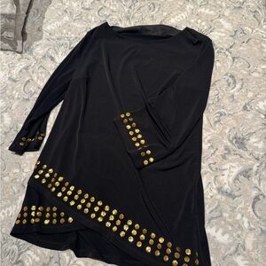 JM Collection black blouse